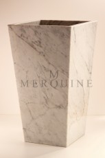 Bianco Carrara  Marmor lillepott